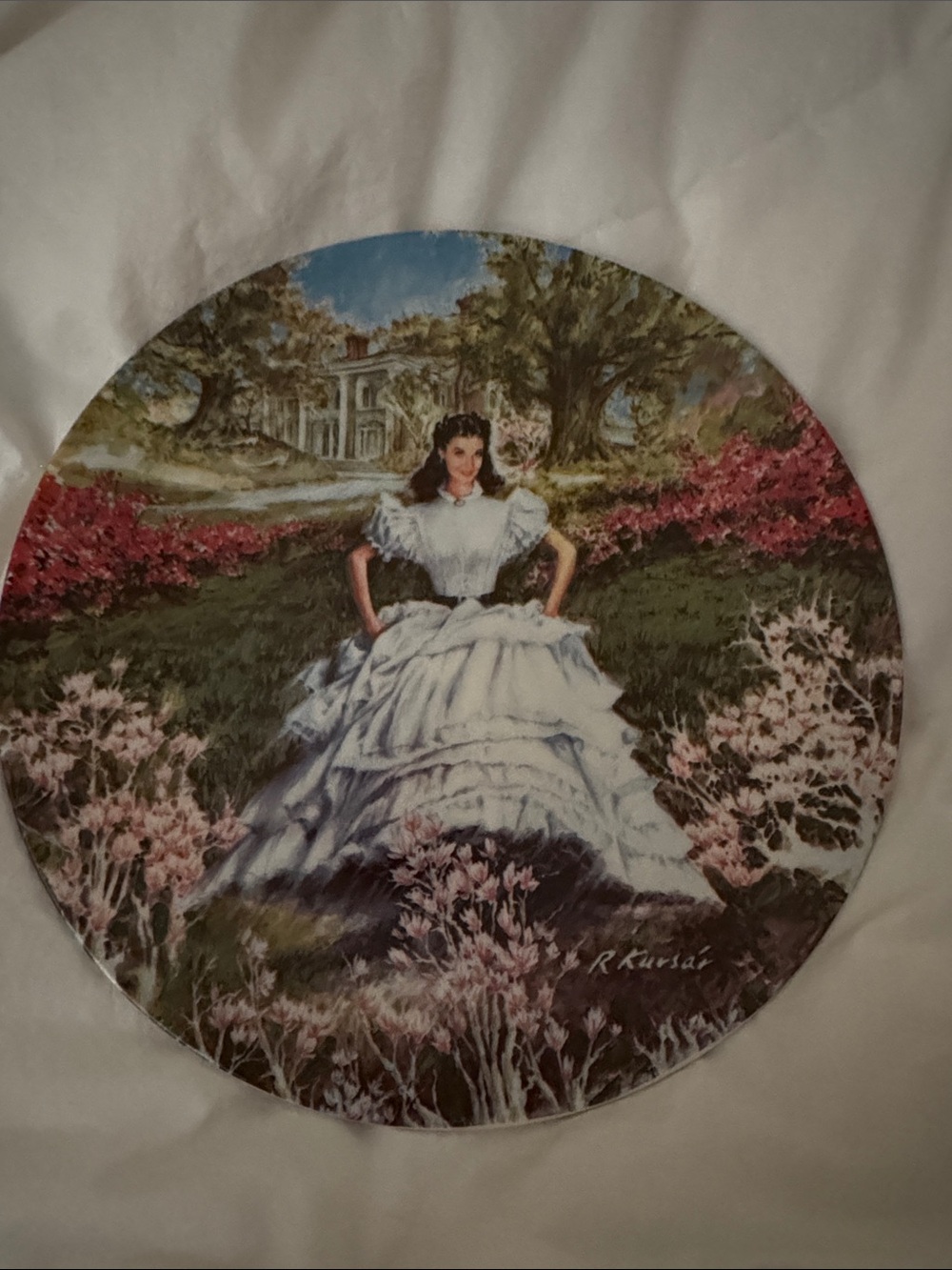 Vintage Scarlett O’Hara Gone With The Wind Collectors Plate First Issue